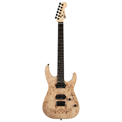 Charvel Pro-Mod DK24 HH HT E Mahogany with Poplar Burl Top Abanoz Klavye Desert Sand Elektro Gitar