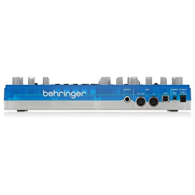 BEHRINGER TD-3-BB Analog Bass Line Synthesizer (Transparan Mavi)