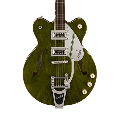 Gretsch G2604T LTD Streamliner Rally II Centerblock with Bigsby Laurel Klavye Rally Green Stain Elektro Gitar