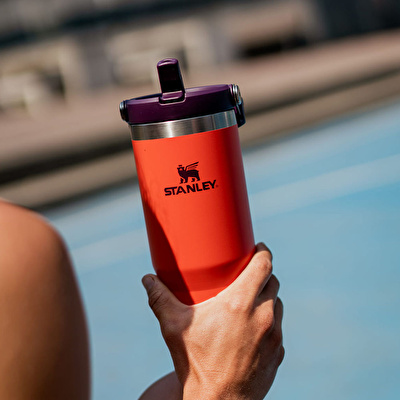 STANLEY Iceflow Flip Straw Tumbler 30oz/0,89lt Tigerlily Matara