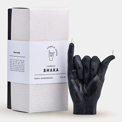 CANDLE HAND Shaka Mum Siyah