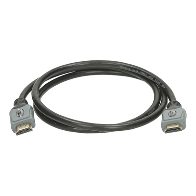 Klotz Altın Kaplama HDMI-A / HDMI-A Yüksek Hızlı ve Ethernetli PVC Siyah 5mt HDMI 2.0 Kablo