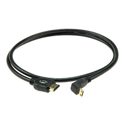 Klotz Açılı C-Plug LSU - A-Plug HDMI Yüksek Hızlı 1mt HDMI Kamera Kablosu