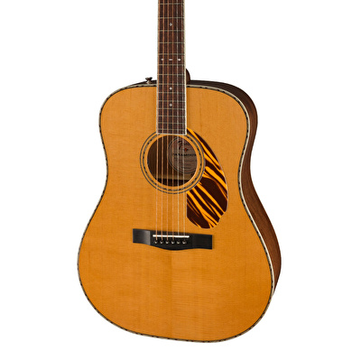 Fender PD-220E Paramount Dreadnought Ovangkol Klavye Natural Elektro Akustik Gitar