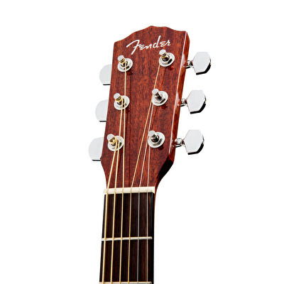 Fender CD-140SCE Dreadnought Ceviz Klavye All-Mahogany Case Dahil Elektro Akustik Gitar