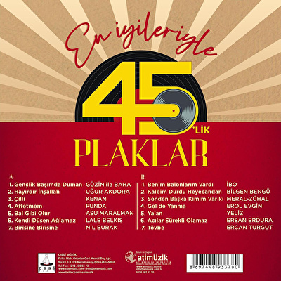 En İyileriyle 45'lik Plaklar