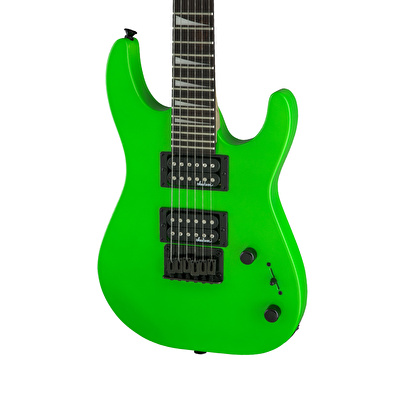 Jackson JS1X Dinky Minion Amaranth Klavye Neon Green Elektro Gitar
