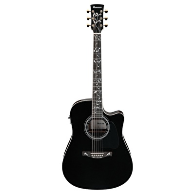 Ibanez AW391RCE-BKH Elektro Akustik Gitar