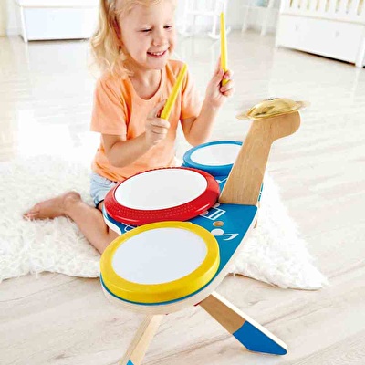 HAPE Drum and Cymbal Oyuncak Davul Seti