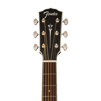 Fender PS-220E Paramount Parlor Ovangkol Klavye Natural Elektro Akustik Gitar