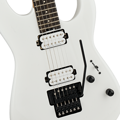 Charvel Pro Mod Plus San Dimas Style 1 HH FR Abanoz Klavye Snow White w/Bag Elektro Gitar