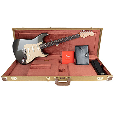 Fender Custom Shop Limited Edition Roasted Stratocaster Special NOS Gülağacı Klavye Aged Pewter Elektro Gitar