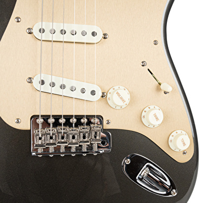 Fender Custom Shop Limited Edition Roasted Stratocaster Special NOS Gülağacı Klavye Aged Pewter Elektro Gitar