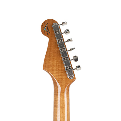 Fender Custom Shop Limited Edition Roasted Stratocaster Special NOS Gülağacı Klavye Aged Pewter Elektro Gitar