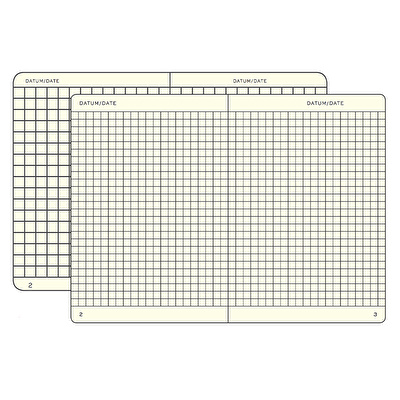 LEUCHTTURM Not Defteri Orta Boy (A5) Kareli, Siyah