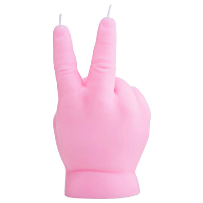 CANDLE HAND Baby Peace Mum Pembe