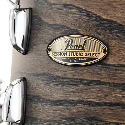 PEARL STS924XSP/C852 Session Studio Select Black Satin Ash 4 Parça (22B/10T/12T/16F) Akustik Davul Seti