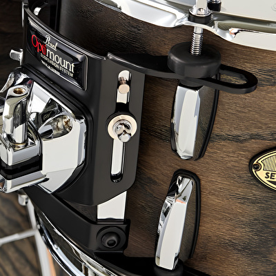 PEARL STS924XSP/C852 Session Studio Select Black Satin Ash 4 Parça (22B/10T/12T/16F) Akustik Davul Seti