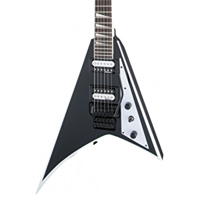 Jackson JS32 Rhoads Floyd Rose Amaranth Klavye Black with White Bevels Elektro Gitar