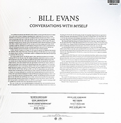 Bill Evans – Conversations With Myself (Back To Black Series 2016 Remastered)