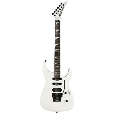 Jackson American Series Soloist SL3 Floyd Rose Abanoz Klavye Beyaz Elektro Gitar