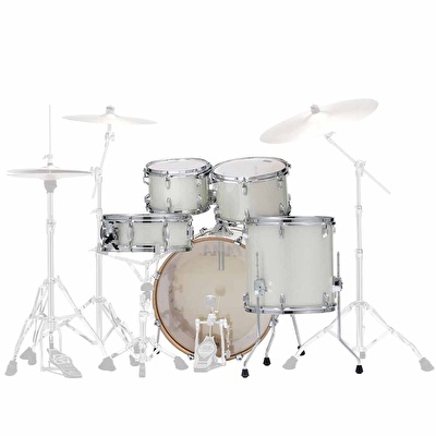 TAMA CK50RS-VWS Superstar Classic Vintage White Sparkle 5 Parça (20B/10T/12T/14F/14S) Akustik Davul Seti