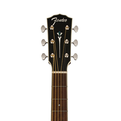 Fender PD-220E Paramount Dreadnought All Mahogany Ovangkol Klavye Aged Cognac Burst Elektro Akustik Gitar
