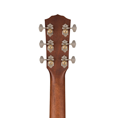 Fender PD-220E Paramount Dreadnought All Mahogany Ovangkol Klavye Aged Cognac Burst Elektro Akustik Gitar