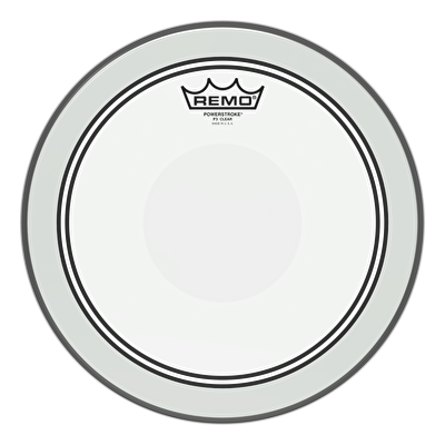 REMO P3-0312-C2- Powerstroke® P3 Şeffaf Top Clear Dot 12" Davul Derisi