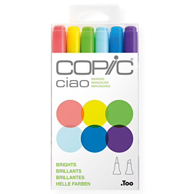 COPIC Ciao 6'lı Set Brights