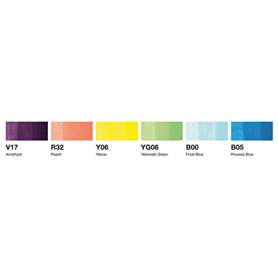 COPIC Ciao 6'lı Set Brights