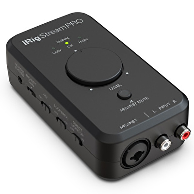 IK Multimedia iRig Stream Pro iPhone, iPad ve Mac/PC için Canlı Yayın Ses Kartı