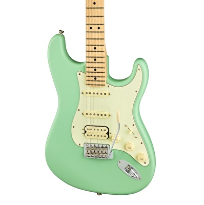 Fender American Performer Stratocaster HSS Akçaağaç Klavye Satin Surf Green Elektro Gitar