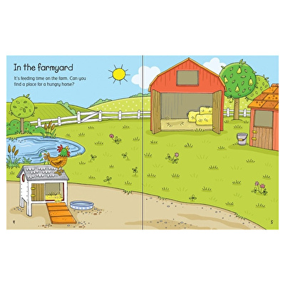 Animal Sticker And Colouring Book