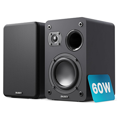 Majority D70X Raf Tipi Pasif Siyah Hoparlör