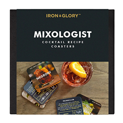 SUCK UK Kokteyl Tarifleri Bardak Altlık Seti