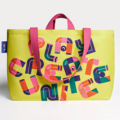 ROOT Sarı & Root Karakterler Kanvas Çanta