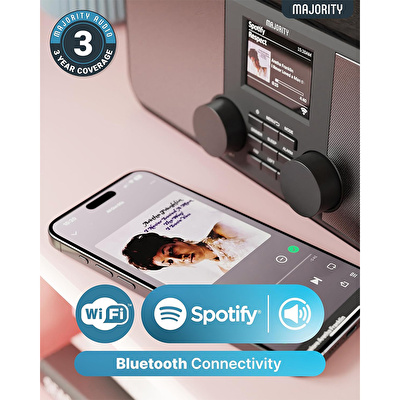 Majority Rostock Saat Dab Radyo BT Hoparlör