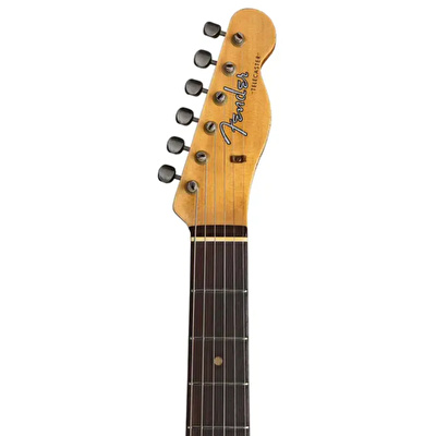 FENDER Custom Shop S21 Limited Edition 1961 Telecaster Relic Gülağacı Klavye Aged Candy Apple Red Elektro Gitar