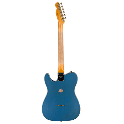 FENDER Custom Shop Limited Edition 1960 Telecaster Relic Gülağacı Klavye Aged Lake Placid Blue Elektro Gitar