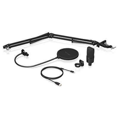 BEHRINGER D3 PODCAST BUNDLE USB Podcast Mikrofon Seti