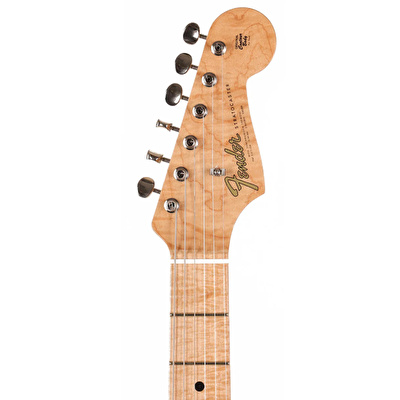 FENDER Custom Shop Limited Edition 1965 Stratocaster NOS Akçaağaç Klavye Aged Blue Ice Metallic Elektro Gitar