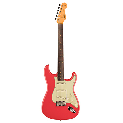 FENDER Custom Shop Vintage Custom 1959 Stratocaster NOS 3A Gülağacı Klavye Faded Aged Fiesta Red Elektro Gitar