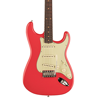 FENDER Custom Shop Vintage Custom 1959 Stratocaster NOS 3A Gülağacı Klavye Faded Aged Fiesta Red Elektro Gitar