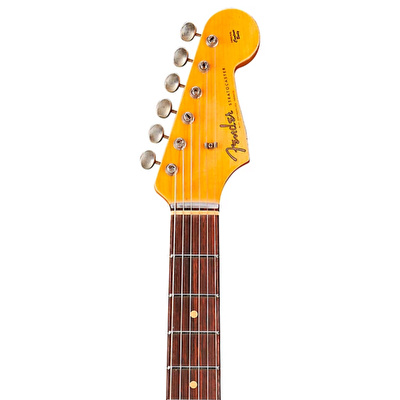 FENDER Custom Shop 1959 Stratocaster Heavy Relic Gülağacı Klavye Super Faded Aged Candy Apple Red Elektro Gitar
