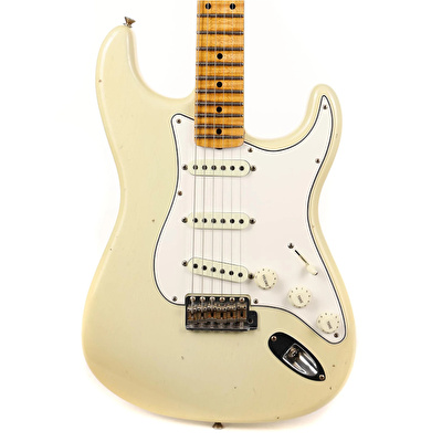 FENDER Custom Shop Limited Edition Tomatillo Stratocaster Journeyman Relic Akçaağaç Klavye Tomatillo Green Elektro Gitar