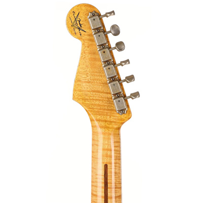 FENDER Custom Shop Limited Edition Tomatillo Stratocaster Journeyman Relic Akçaağaç Klavye Tomatillo Green Elektro Gitar