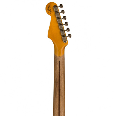 FENDER Custom Shop Limited Edition Ancho Poblano Stratocaster Akçağaç Klavye Relic Opaque White Blonde Elektro Gitar