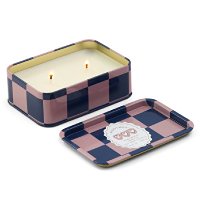 PADDYWAX Adopo Metal Kutulu Mum Kalpler Rosewood Vanilla 184 gr