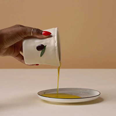 PADDYWAX Bistro Seramik Kutulu Mum Zeytin Fig&Olive 226 gr